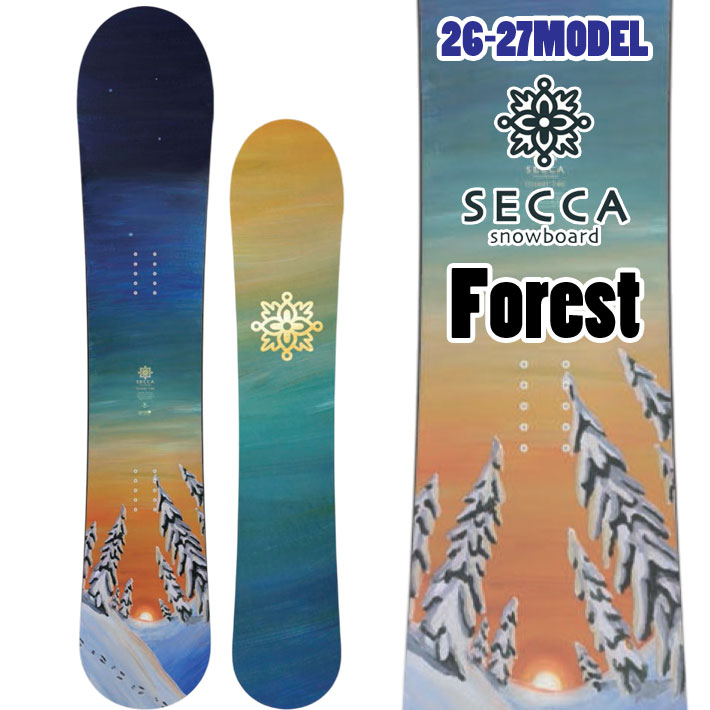 予約 26-27 セッカ スノーボード Secca Forest フォレスト 146cm 150cm
