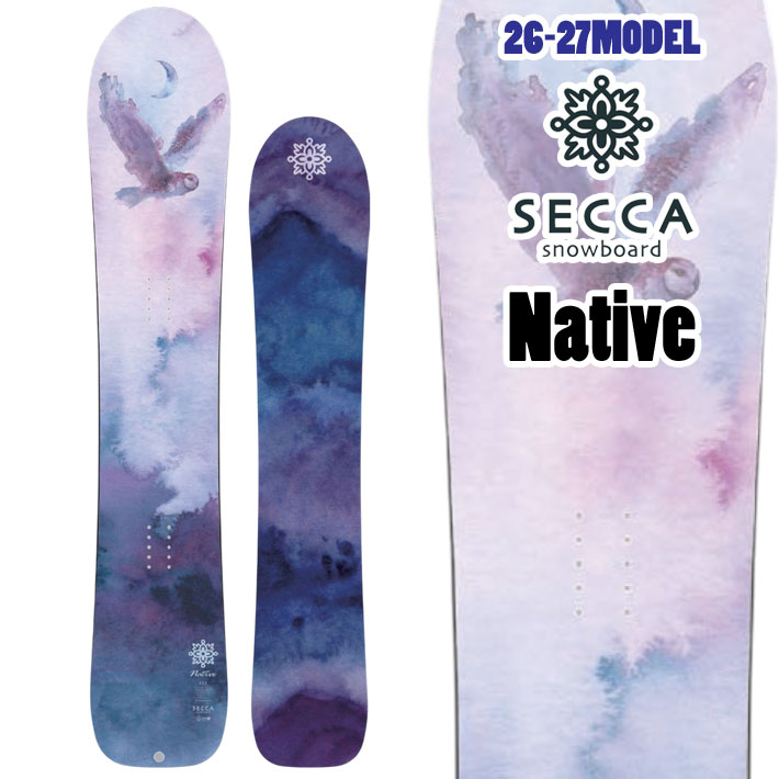 予約 26-27 セッカ スノーボード Secca Native ネイティヴ 147cm 150cm