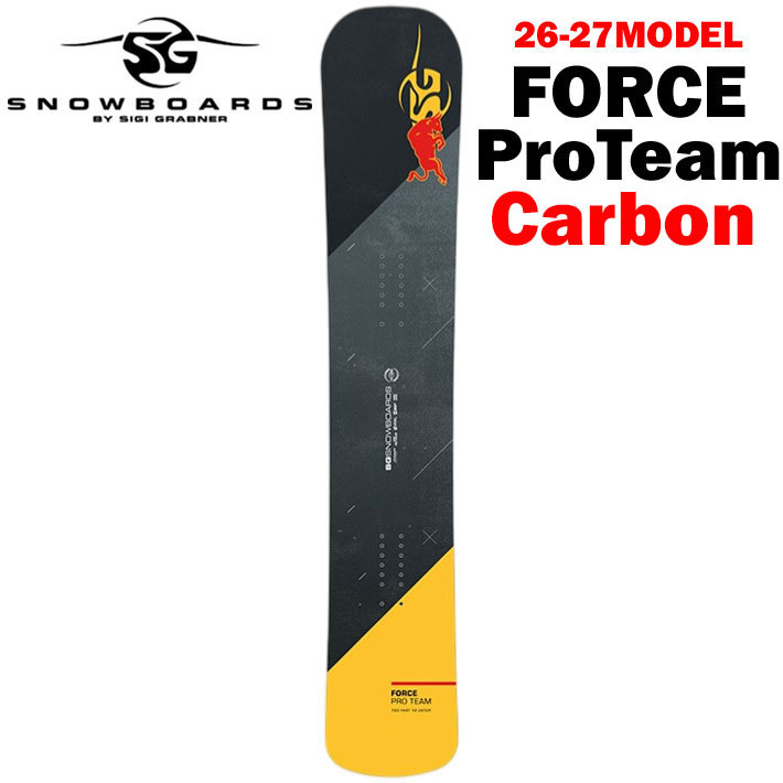 予約 26-27 SG スノーボード エスジー SNOWBOARDS FORCE PRO TEAM