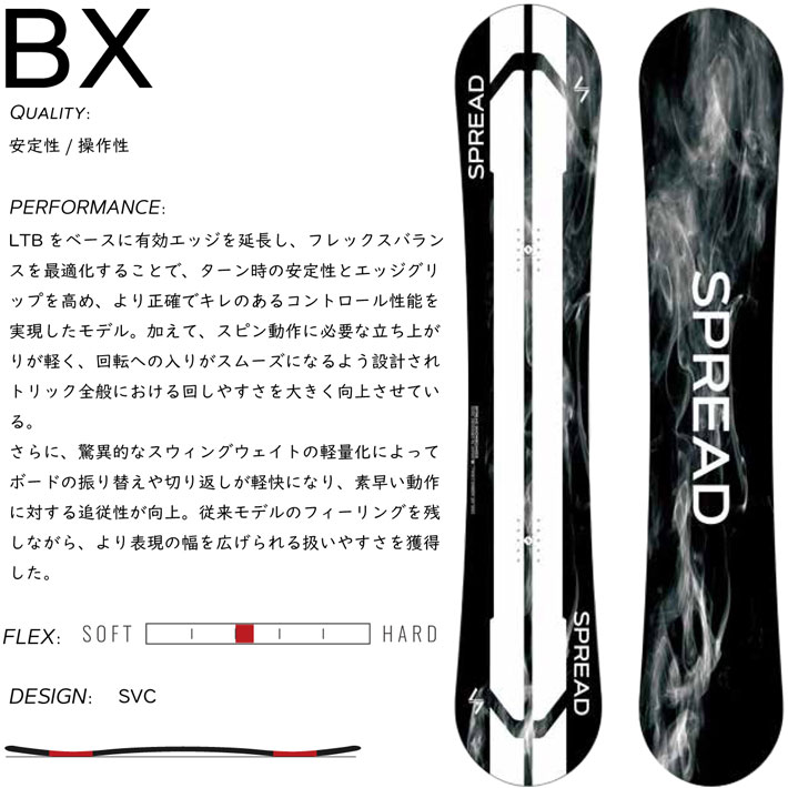 予約 26-27 スプレッド スノーボード SPREAD BX SNOWBOARD ビー