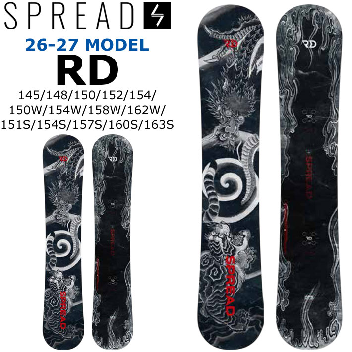 予約 26-27 スプレッド スノーボード SPREAD RD SNOWBOARD アール