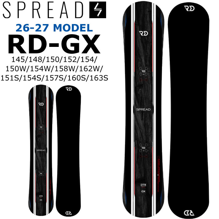 予約 26-27 スプレッド スノーボード SPREAD RD-GX SNOWBOARD アール