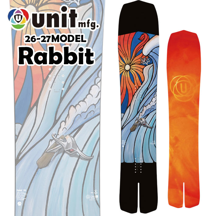 予約 26-27 ユニット スノーボード Unit Rabbit ラビット 153cm 158cm