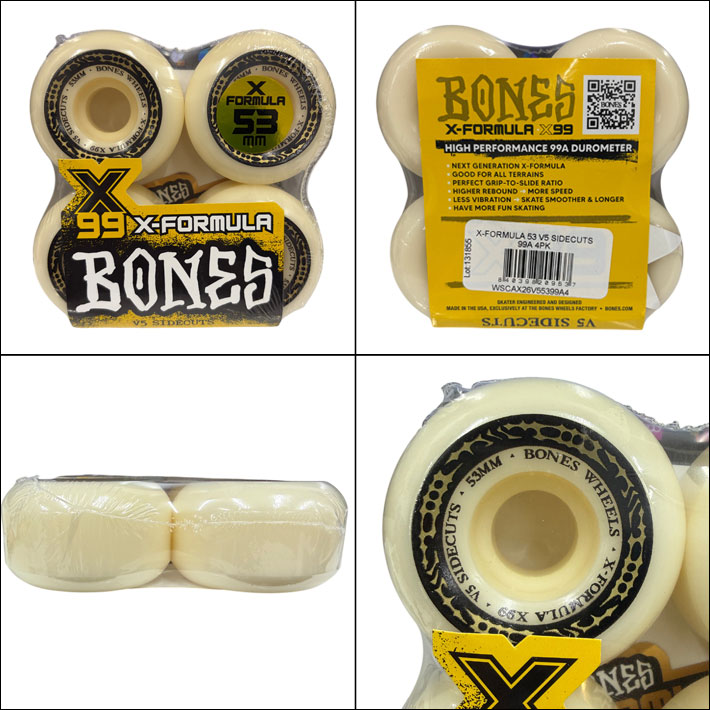 ボンズ 2 スケートボード ウィール BONES WHEEL X-FORMULA SIDECUT