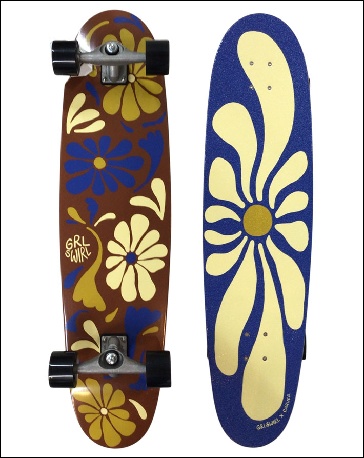 carver サーフスケート carver（カーバー） スケートボード 38インチ LONGSWIRL CX トラック