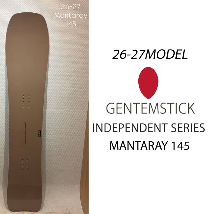 予約 26-27 GENTEMSTICK ゲンテンスティック MANTARAY 145 145cm