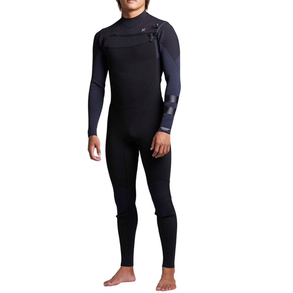 Hurley ジャージフルスーツ ブラック/グレー Hurley ジャージフルスーツ サーフィン｜ムラサキスポーツ公式