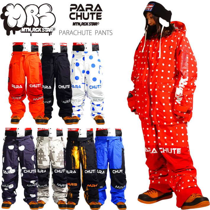 マウンテンロックスター　スノーボードパンツ　ナローパンツ　M 予約 26-27 マウンテンロックスター ウェア Mtn. Rock Star PARACHUTE