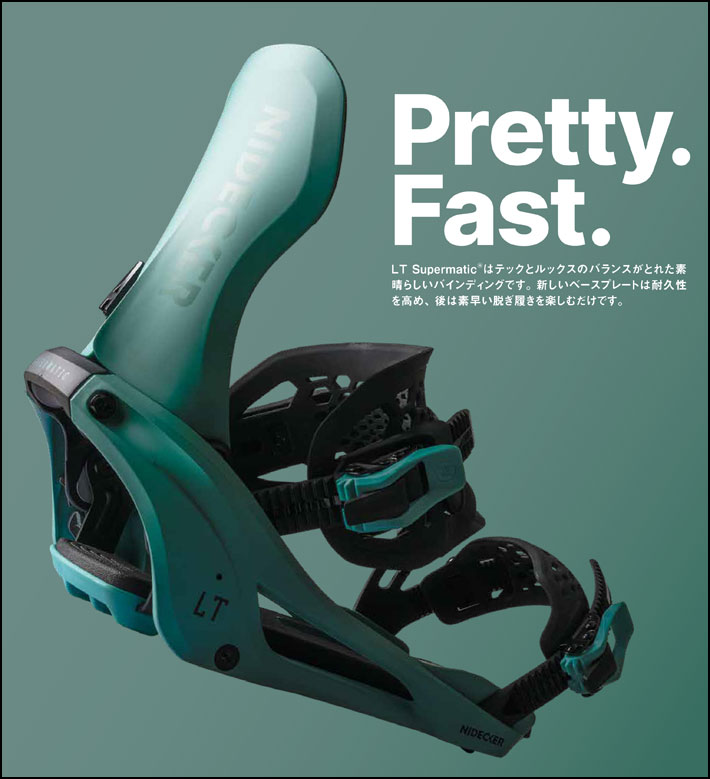 Nidecker Supermatic ビンディング Lサイズ NIDECKER（ナイデッカー） 予約 26-27 NIDECKER ビンディング LT