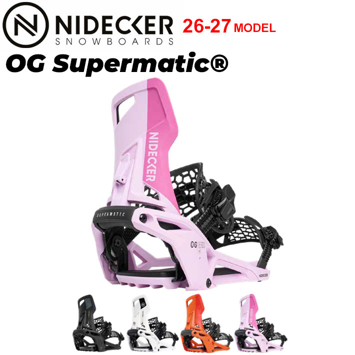 NIDECKER（ナイデッカー） 予約 26-27 NIDECKER ビンディング OG