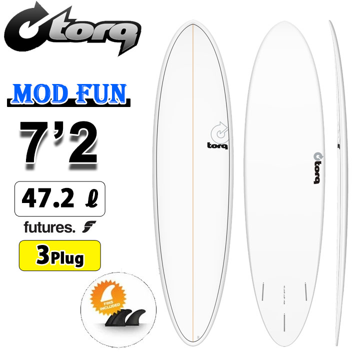 2026 torq surfboard トルク サーフボード PINLINE DESIGN MOD FUN 7'2