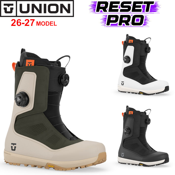 UNION BINDING 予約 数量限定 26-27 UNION ブーツ RESET PRO ユニオン