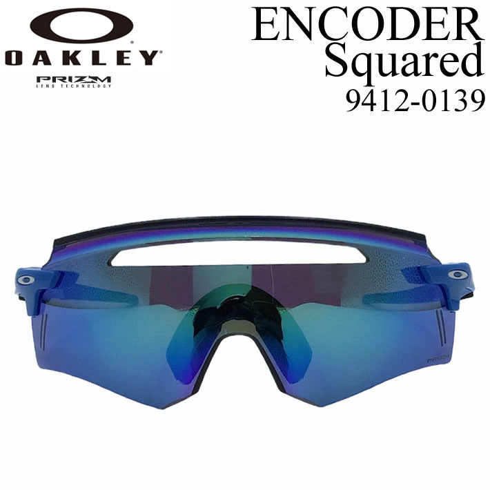 Oakley スポーツサングラス Encoder青色レンズ NEW ARRIVAL【OAKLEY】ENCODER Polished White / PRIZM Sapphire