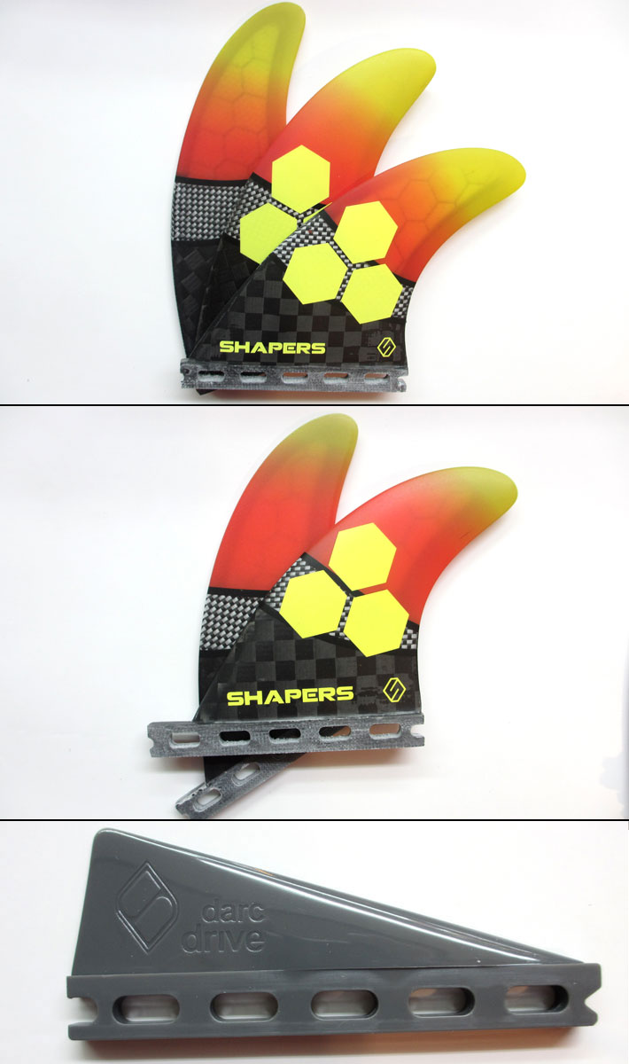 SHAPERS FIN シェイパーズフィン AM3 SPECTRUM BLACK ORANGE