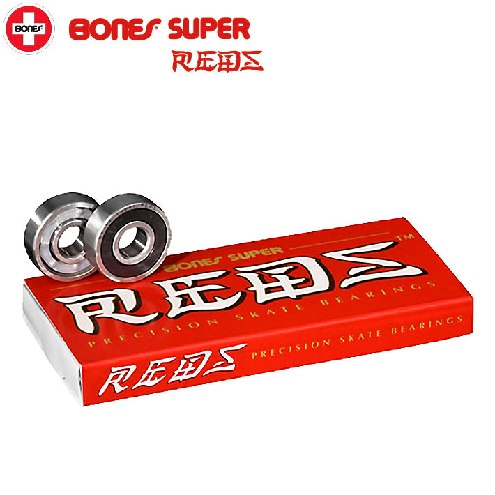 BONES ベアリング CERAMIC SUPER REDS 【セラミックスーパーレッズ】 ボーンズ ベアリング スケートボード パーツ ウィール スケボー sk8 [メール便発送商品] BONES ベアリング SUPER REDS スーパーレッズ ボーンズ スケートボード