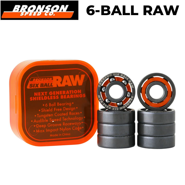 BRONSON SPEED ブロンソン スピード BEARING 6-BALL RAW スケート