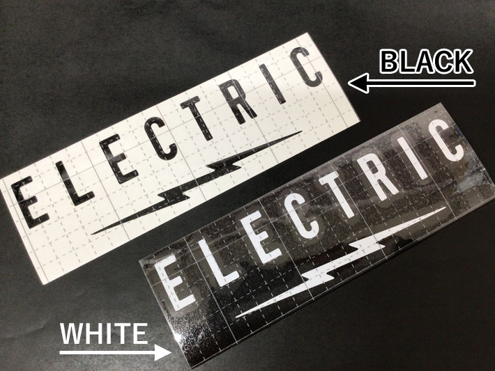 ステッカー エレクトリック ELECTRIC UNDER VOLT CUTTING