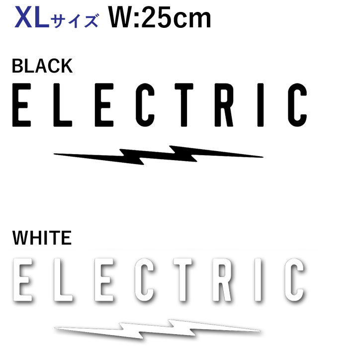 ステッカー エレクトリック ELECTRIC UNDER VOLT CUTTING STICKER XL