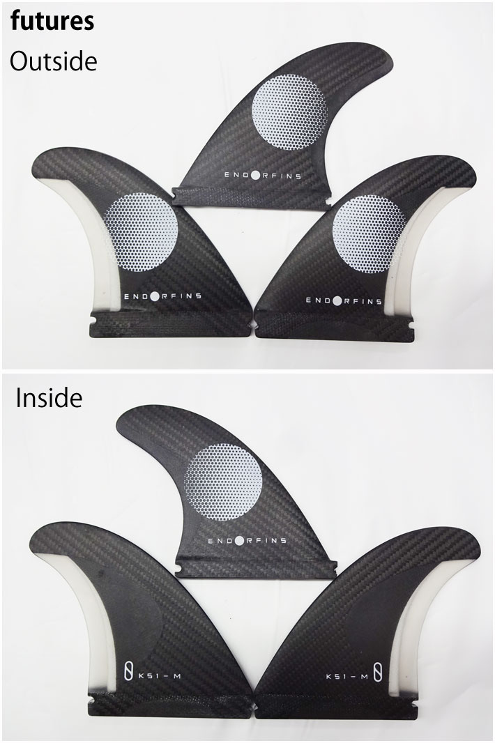 FIREWIRE Slater Designs ファイアーワイヤー スレーターデザイン フィン ENDOR FINS エンダーフィン KS1 TRI  FIN [Medium] future FCS2 3枚 トライフィン