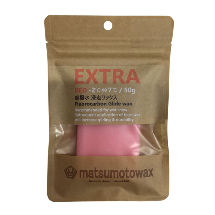 マツモトワックス EXTRA LF Fluorocarbon Glide wax 50g 滑走ワックス