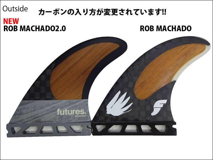 [ポイント10倍中] futures フィン フューチャーフィン ROB MACHADO 2.0 ロブ・マチャド [Mediuml] ショートボード  フィン トライフィン 3枚セット