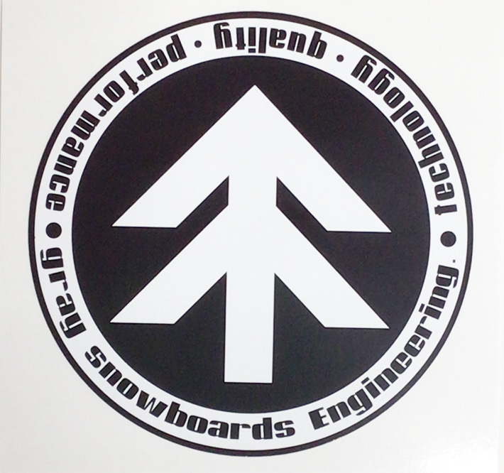 GRAY SNOWBOARD グレイ スノーボード ステッカー ENGINEERING [3] [4