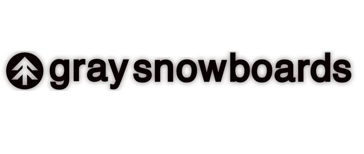 GRAY SNOWBOARD グレイ スノーボード カッティングステッカー LOGO M