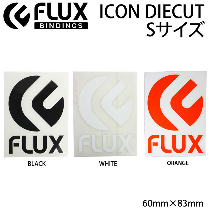 FLUX フラックス ステッカー ICON DIECUT Sサイズ [60 × 83mm] [1