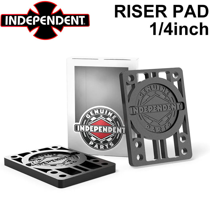 INDEPENDENT インディペンデント RISER PAD ライザーパッド 1/4インチ [6.35mm] スケートボード トラック パーツ  SK8 :sk8-item-independent-013:follows 通販 