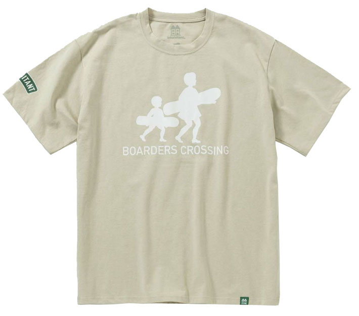 24-25 インハビタント inhabitant Tシャツ メンズ レディース Boarders Crossing T-shirts ISM24LS11 Tシャツ 半袖 ロゴ スノーボード スケボー｜follows｜04