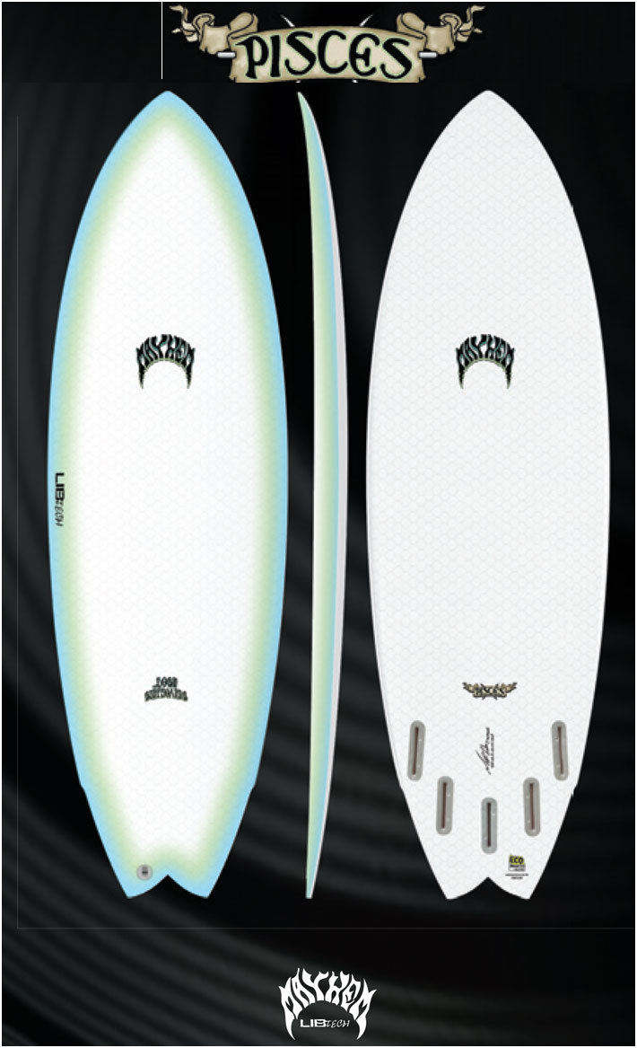 LIB TECH（リブテック） サーフボード PISCES 5'11 / 6'1 パイシーズ