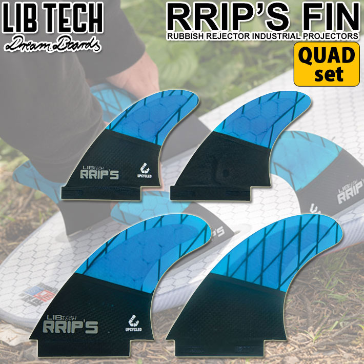 LIBTECH リブテック フィン RRIP'S FIN リップスフィン QUAD SET [M