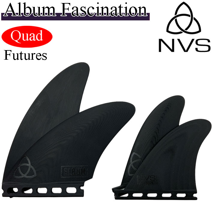 クアッドフィン ショートボード用フィン NVS Fin サーフ フィン ALBUM