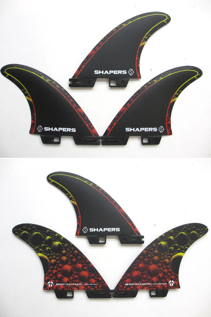 SHAPERS FIN シェイパーズ フィン REEF HEAZLE WOOD リーフヒーズルウッド S2 BASE PRO SERIES  MEDIUM FCS2 TRI 3FIN