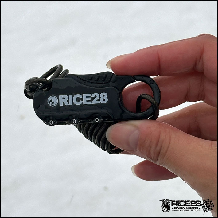 SALOMON タイダイ スノーボード 3点セット 盗難防止ケーブルロック付