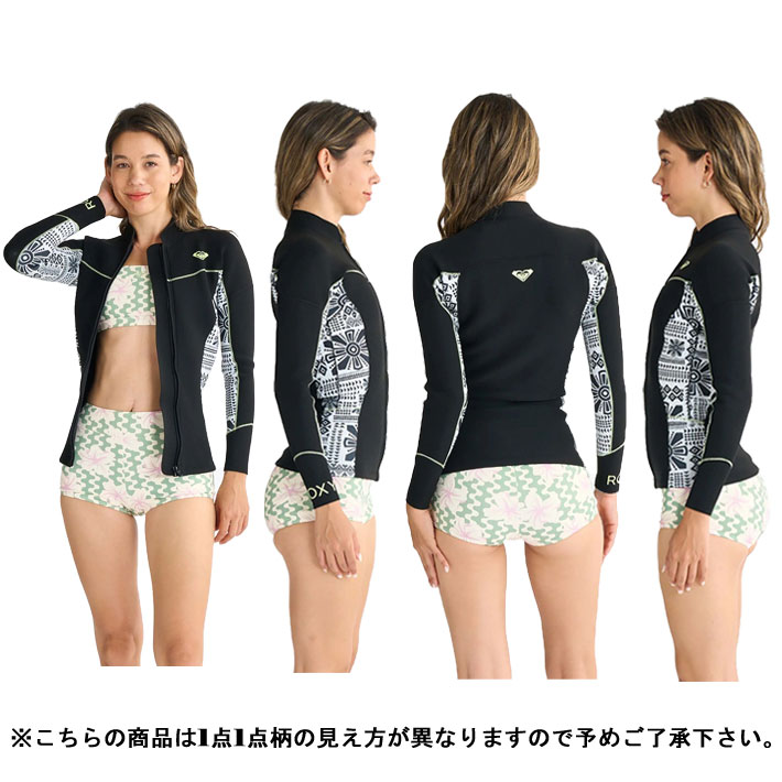 ROXY（ロキシー） 現品限り 2025 ROXY 2mm フロントジップ ロング