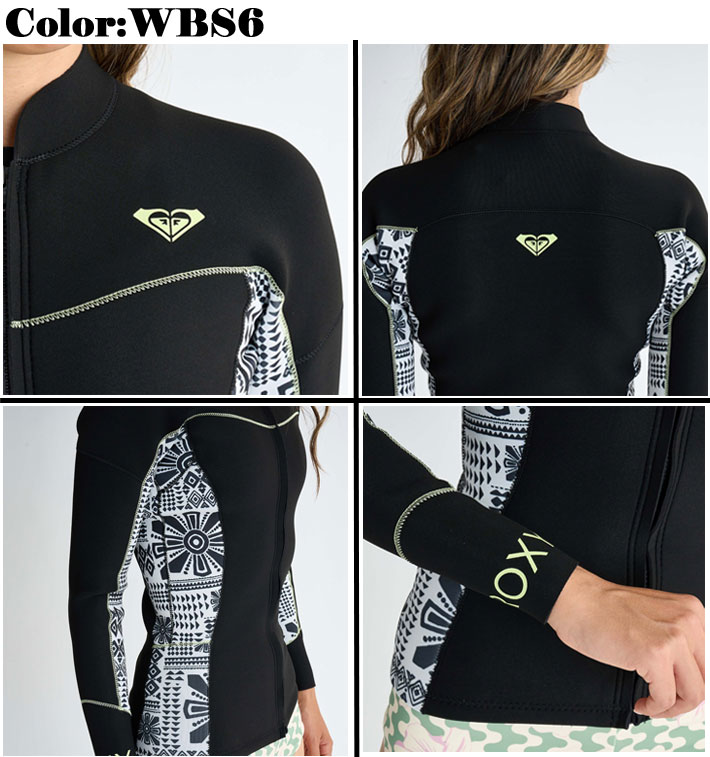 ROXY（ロキシー） 現品限り 2025 ROXY 2mm フロントジップ ロング