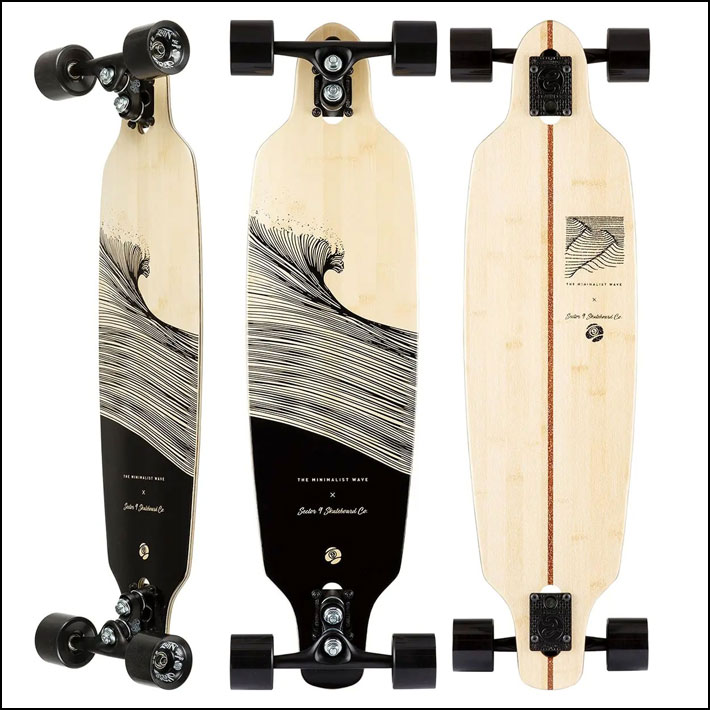 セクターナイン　38インチ　スケートボード　ロンスケ　オフトレ SECTOR 9 セクターナイン SHACKED SHOOTS 33.5インチ CARVING サーフ