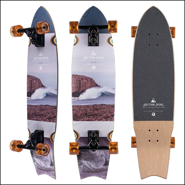 SECTOR 9 セクターナイン UNAGI RIPS 34.5インチ SURF サーフスケート