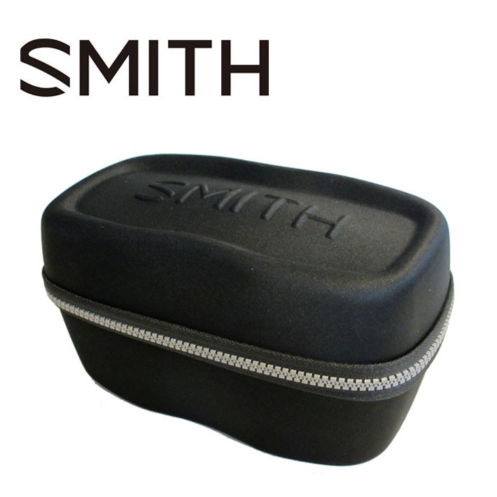 SMITH ブラック/イエロー ゴーグル　ハードケース SMITH（ヘルメット、サングラス） スミス ゴーグルケース HARD