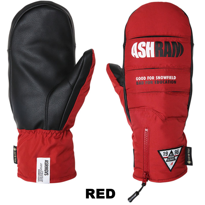 ASHRAMアシュラム　迷彩デザイン スノーボードグローブ Lサイズ 25-26 Ashram アシュラム ゴアテックス ミトングローブ ARMA GORE-TEX
