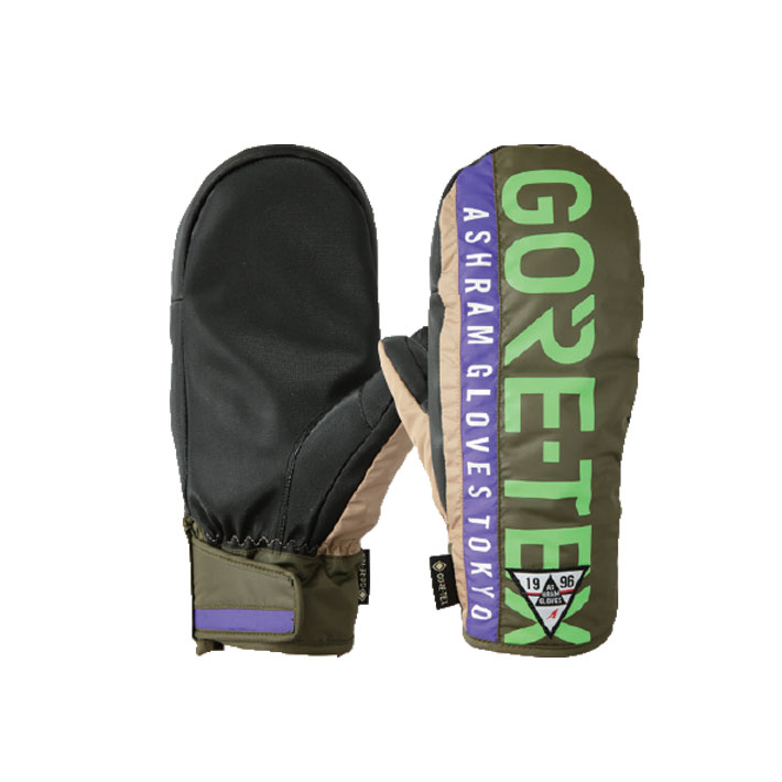 ASHRAM GORE-TEX ミトングローブ オリーブ/ネイビー 新品未使用 アシュラムグローブ（色：グリーン系）の商品一覧 通販 - Yahoo