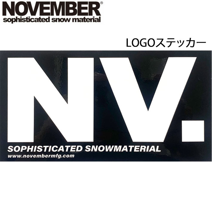 NOVEMBER（ノベンバー） ステッカー LOGO STICKER 32 ロゴステッカー