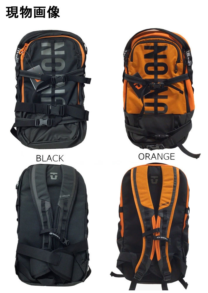 23-24 ユニオンRESORT PACK 14L スノーボード スキー スノボ バッグ リュック バックパック ブラック ギア 収納 UNION