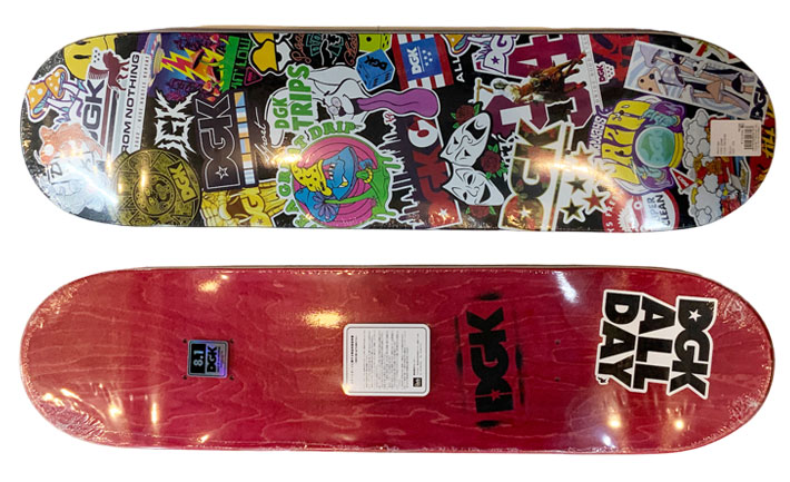 新品 希少 7.8インチ DGK スケボー デッキ 海外正規品 - スケートボード