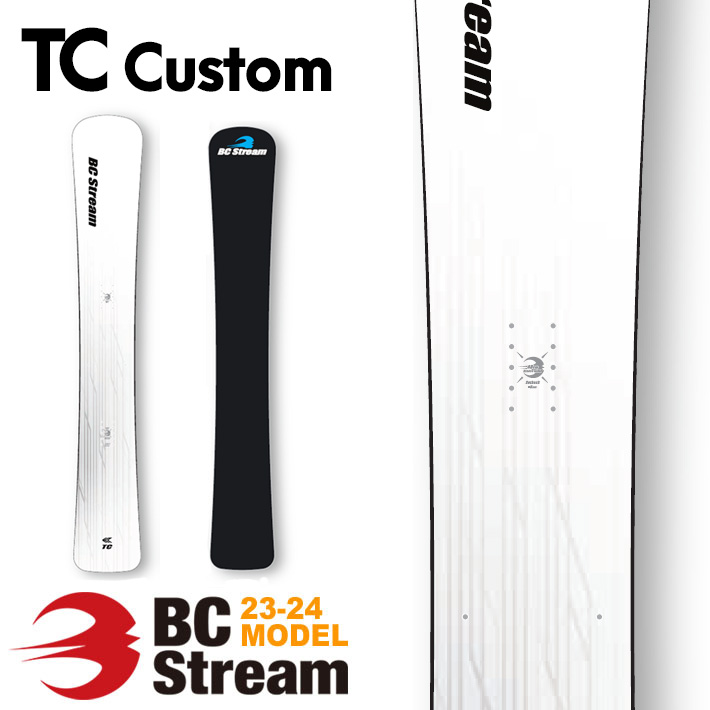 23-24 BC Stream TC CUSTOM チターナル メタル有 DR ディレクショナル NR ノーズロッカー アルペンボード スノーボード  スノボ 板 送料無料