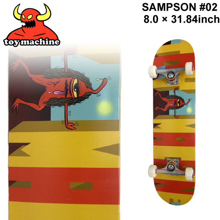 TOY MACHINE トイマシーン スケートボード コンプリート SAMPSON #02