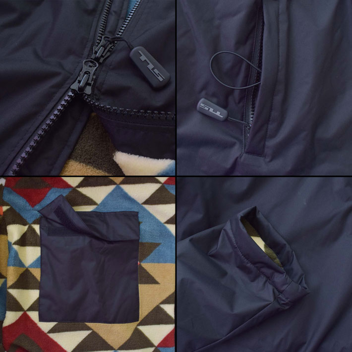 TOOLS ツールス お着替えポンチョ 防風 防水 ナイロン生地 サーフ