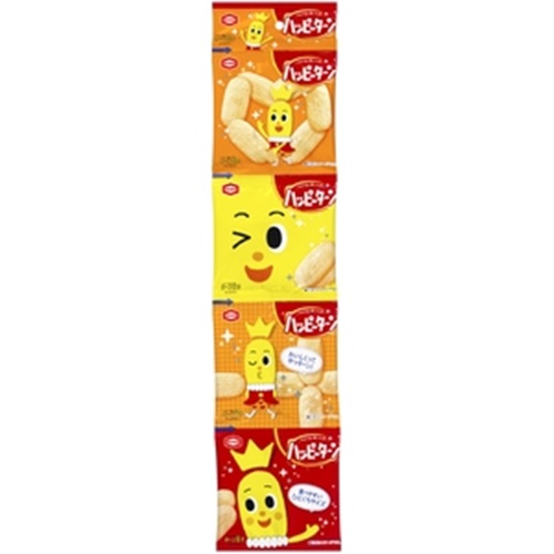 Yahoo! Yahoo!ショッピング(ヤフー ショッピング)【オフプライス まとめ買い】 亀田　４連ハッピーターンミニ　６０ｇ 【購入入数１０個】