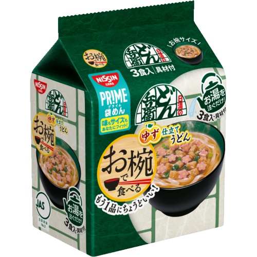 【オフプライス まとめ買い】 日清　お椀で食べるどん兵衛　３食パック 【購入入数９個】